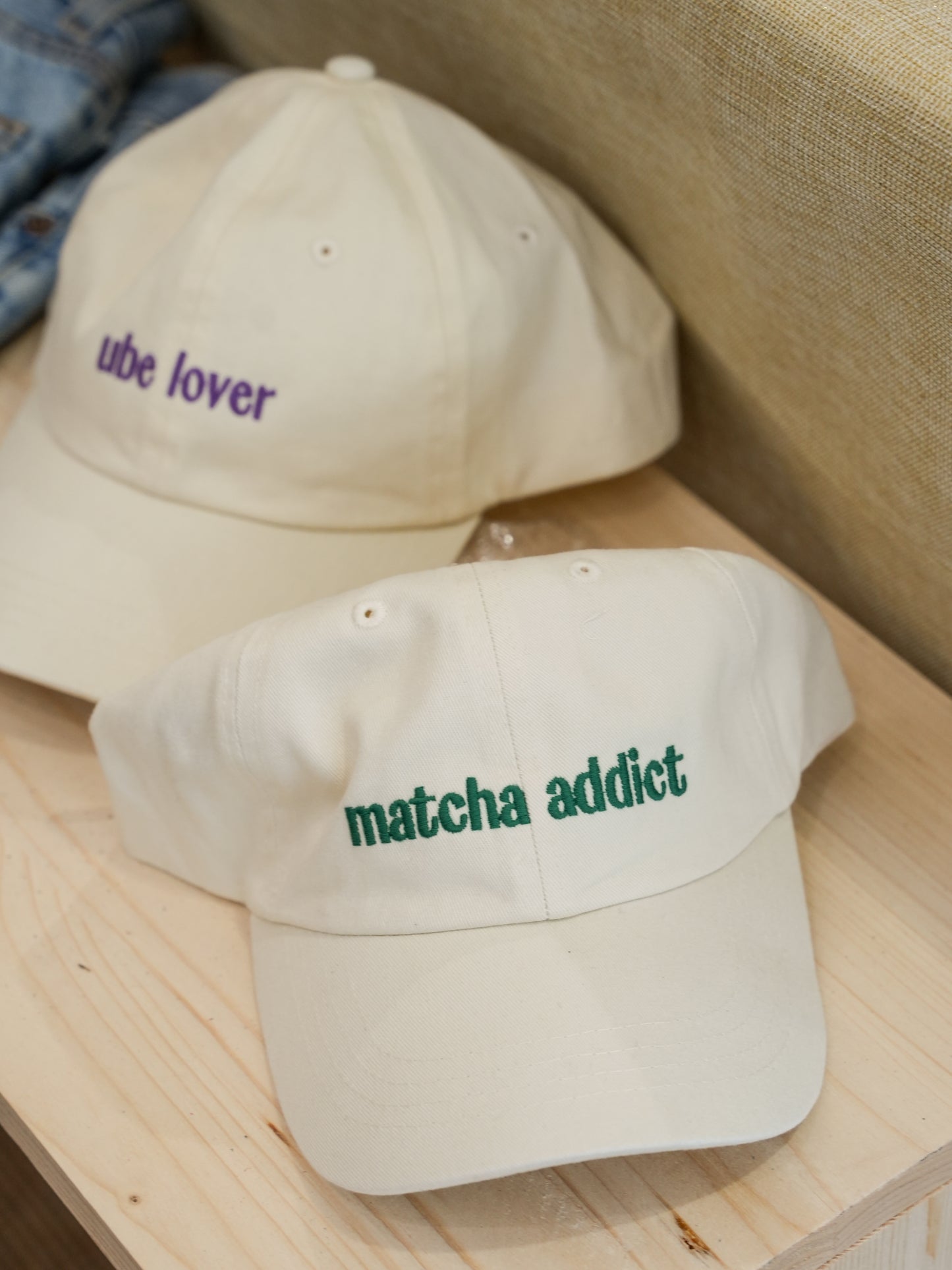 Casquettes brodées Atelier Marta