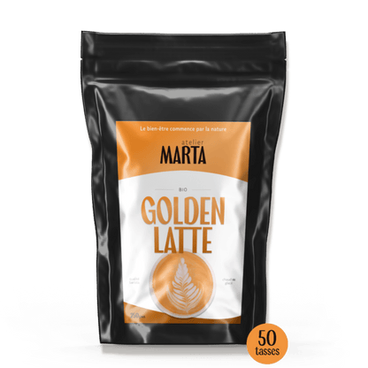 Golden Latte bio | anti-inflammatoire | format passion - Atelier Marta