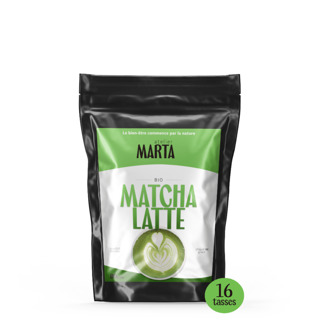 Matcha Latte bio | énergie et concentration | format découverte - Atelier Marta